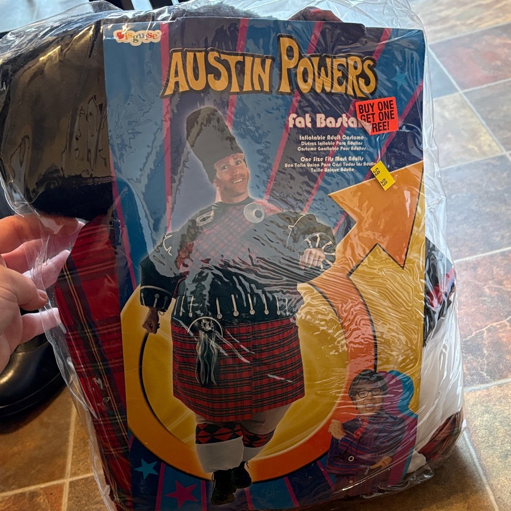 Disguise Austin Powers Fat Bastard Costume - Red, Black